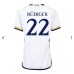 Tanie Strój piłkarski Real Madrid Antonio Rudiger #22 Koszulka Podstawowej dla damskie 2023-24 Krótkie Rękawy